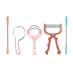 1pc Facial Hair Epilator Safe Handheld Spring Roller Women Facial Hair Removal Epilator Face Care Massager Beauty Epilator Tools