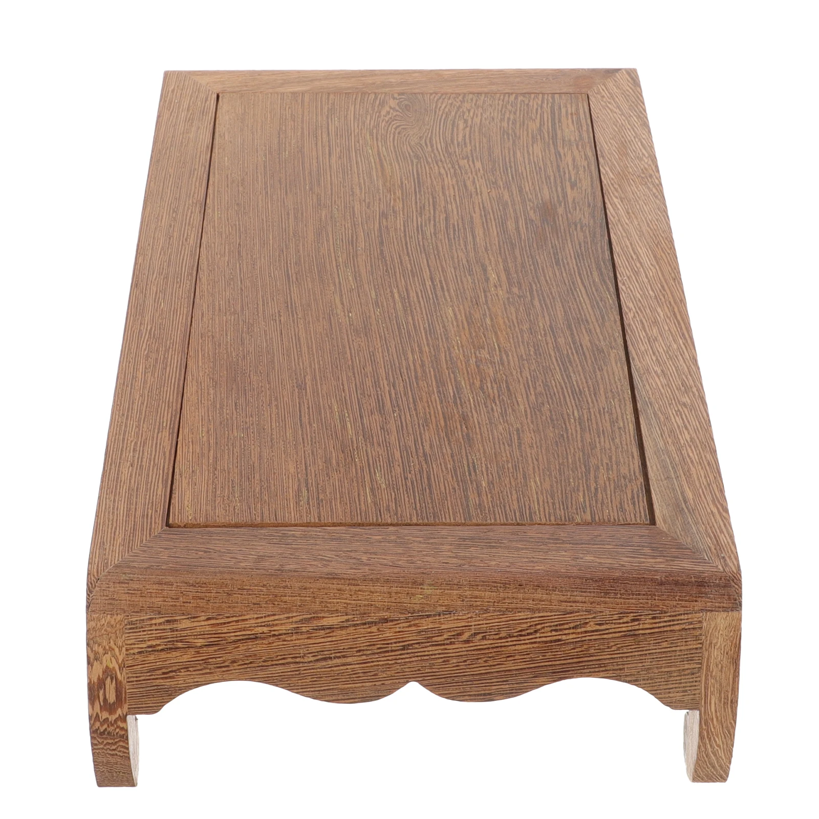 

Wood Base Vase Stand Vintage Style Handicraft Base for Statue Flowerpot Incense Burner Crafts Display Wooden Display Stand