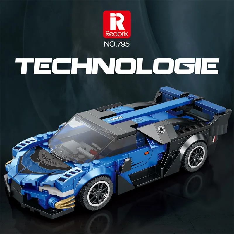 390pcs SABER Car Building Blocks 795 MOC Bricks High Tech Ideas Toy Kit Collection DIY Gift Kids Adults