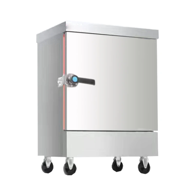Commercial Stainless Steel Rice Steam Cabinet 12 Trays Large Capacity Automatically Add Water To Prevent Dry Burning