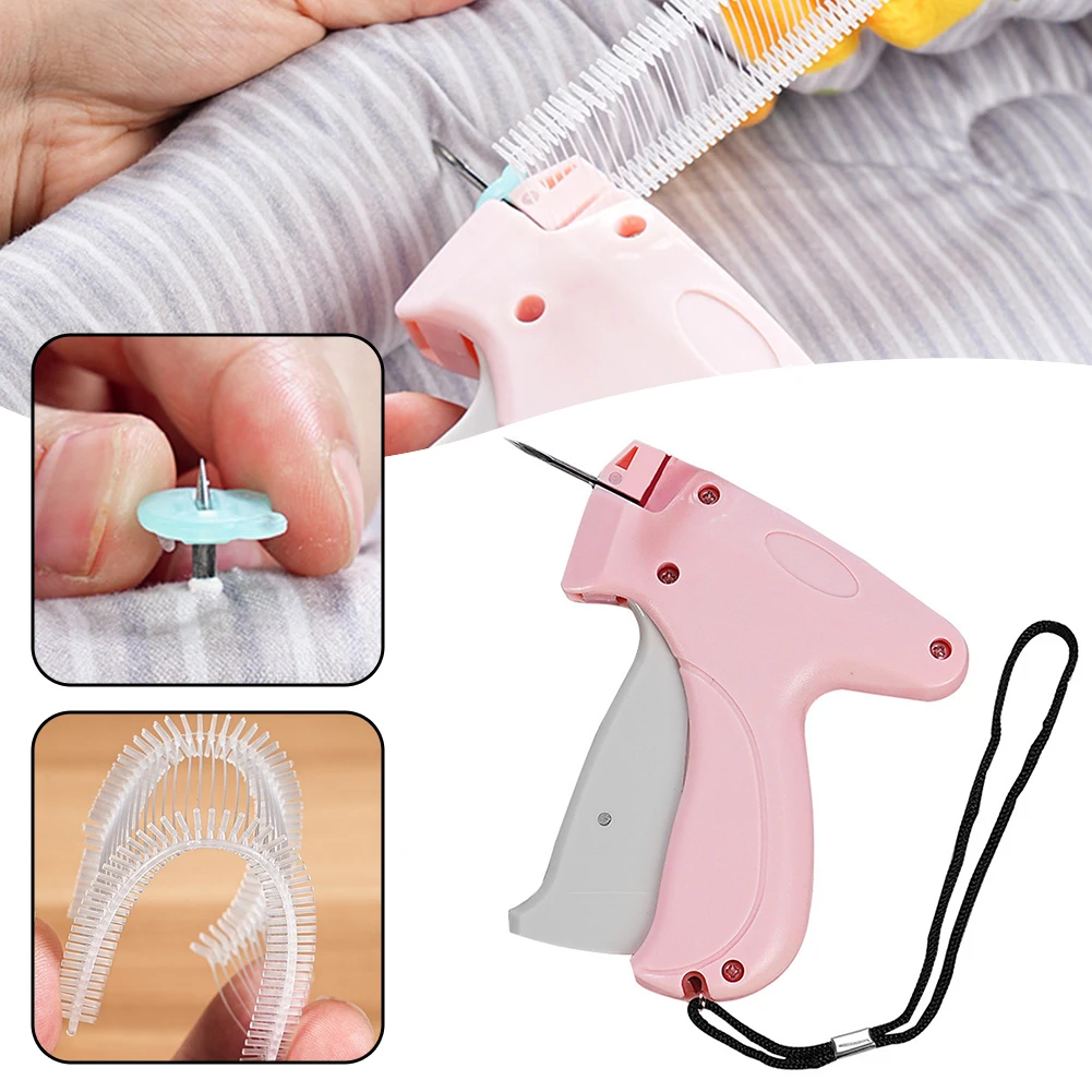 Quick Clothing Fixer,Portable Speedy Manual Quilt Fixer with Glowing Buckles,Mini Clothes Fixing Tools for Bed Sheets Pillow