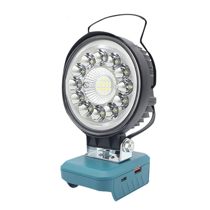 

LED Outdoor Work Light For Makita BL1830 30W Work LED Light For Engineering Lighting And Shooting Promotion