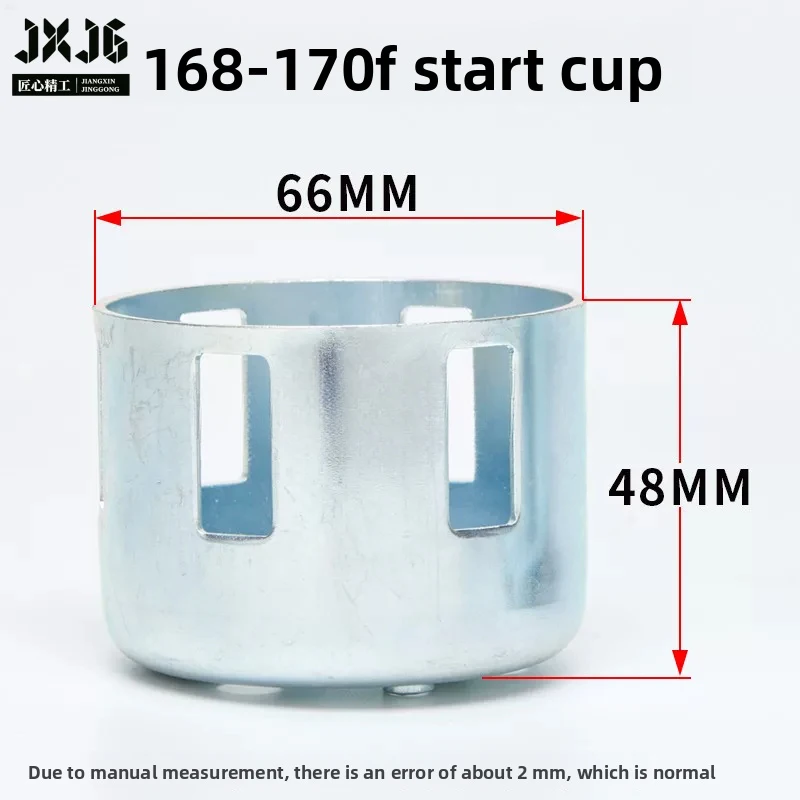 XMSJ For 168F 170 188F 190 Small  Engine Generator Water Pump Starter Cup Starter Drum Wheel Replacement Parts