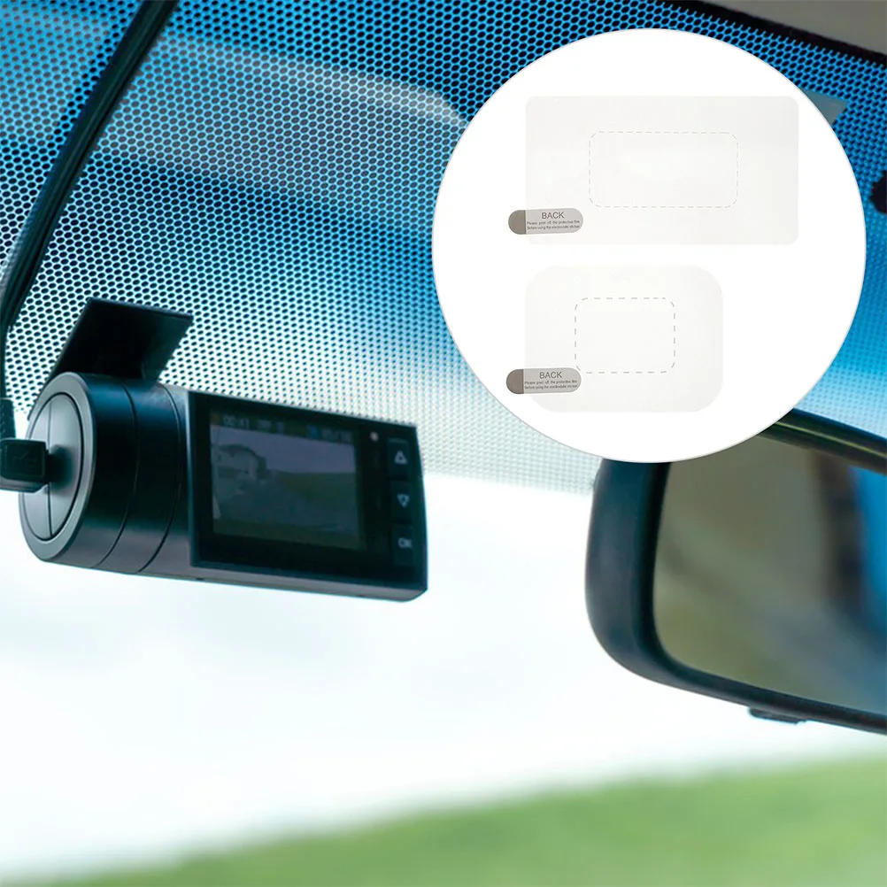 

16pcs Windshield Stickers Electrostatic High Clarity Static Protective Film Dash Cam Adhesive Tape Easy Removal Secure