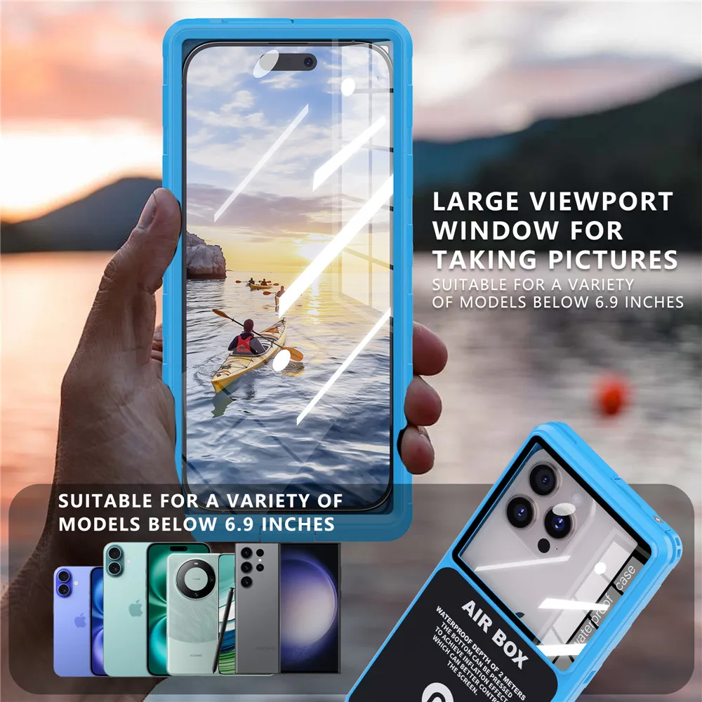 IP68 Waterproof Case for Huawei Honor X9a X9b X9 X8a X8b X8 X7a X7b X6a X6b X5 X50i X40 X30i X20 360 Protected Shockproof Cases