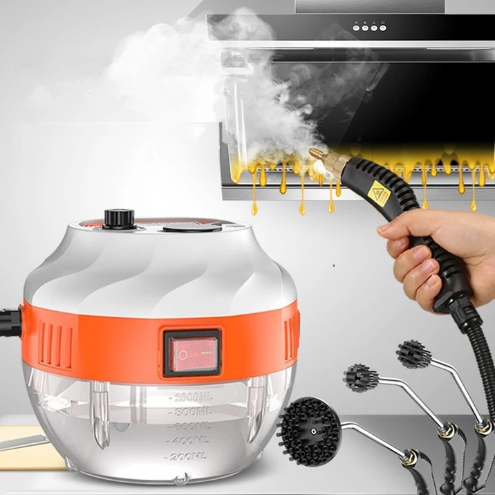 High Temperature and Pressure Steam Cleaner 2500W Electric Steaming Cleaner for Air Conditioner 110V 220V Kitchen Hood Cleaning