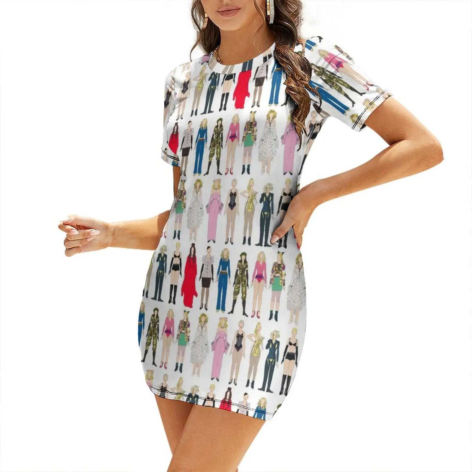 

Outfits of Madge Fashion Short-Sleeved Dress Women's summer dresses prom dresses dresses for women Dress