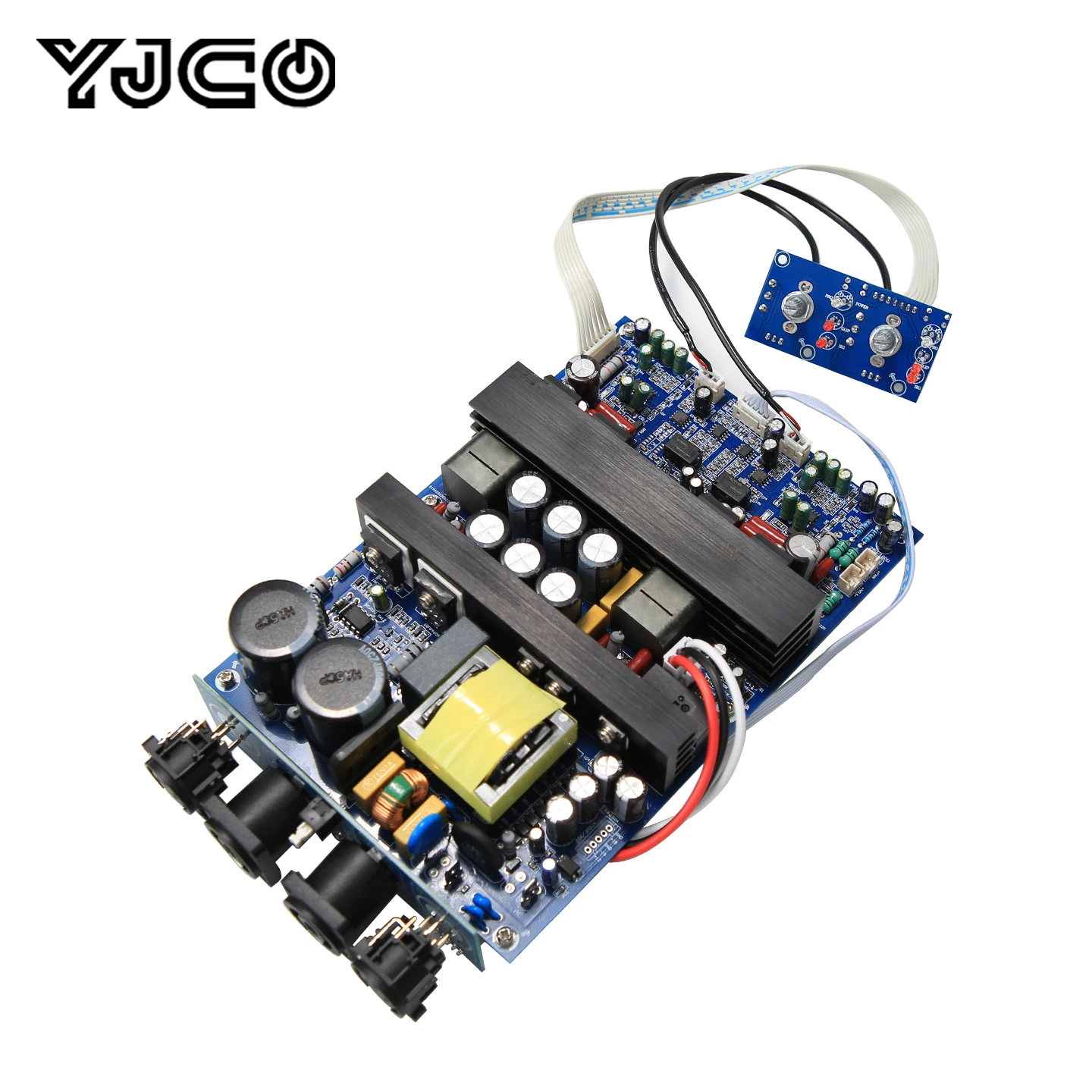 YJCO IRS2092 High-Power HIFI Audiophile AC220V Dual-Channel Digital Class D Amplifier Board 500W+500W Super LM3886