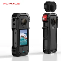 Estuche Protector Metálico Flymile X4 Air Cage para Insta360 X4 Air, Accesorios para Cámara, Marco de Aleación de Aluminio con Cubierta para Lente