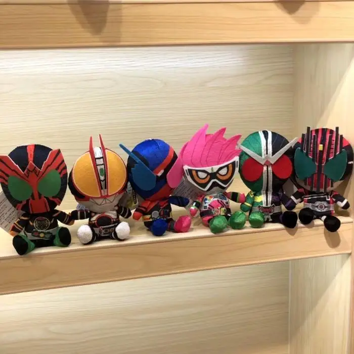 In Stock 6 Styles Anime Masked Rider / Kamen Rider 15cm Plush Doll Soft Best Gifts For Toy Birthday Gift Toys Gifts