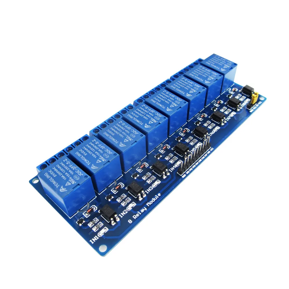 

1pcs With optocoupler 8 channel 8-channel relay modules relay control panel PLC relay 5V module