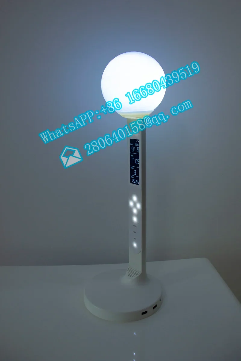 Modern ขายร้อนออกแบบ Touch ลำโพงแสงดิจิตอลปฏิทิน Led โคมไฟไร้สายสมาร์ทหน้าแรกไฟ