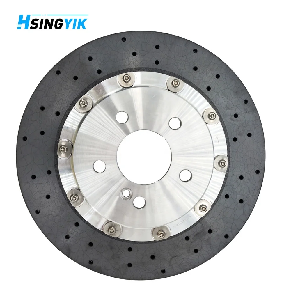 Rear Carbon Fiber Ceramic Break Disk Rotor For Mercedes Benz C-Class Coupe Estate Sedan A2044230412