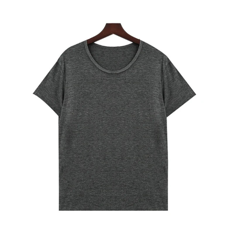 5/3 Pack Summer Men And Women With The Same Tight-fitting Modal Short-sleeved Youth Comfortable Soft Top Casual Joker T-shirt