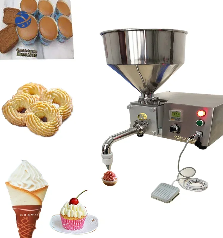 yyhc  production machine for small business for ice cream machine Puff, cake, doughnut, candy, marshmallow filling food machine