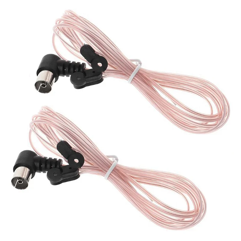 ABKQ-2X Новая Hi-Fi комнатная FM-радиоантенна 75 Ом приемник для домашнего кинотеатра FM-антенны