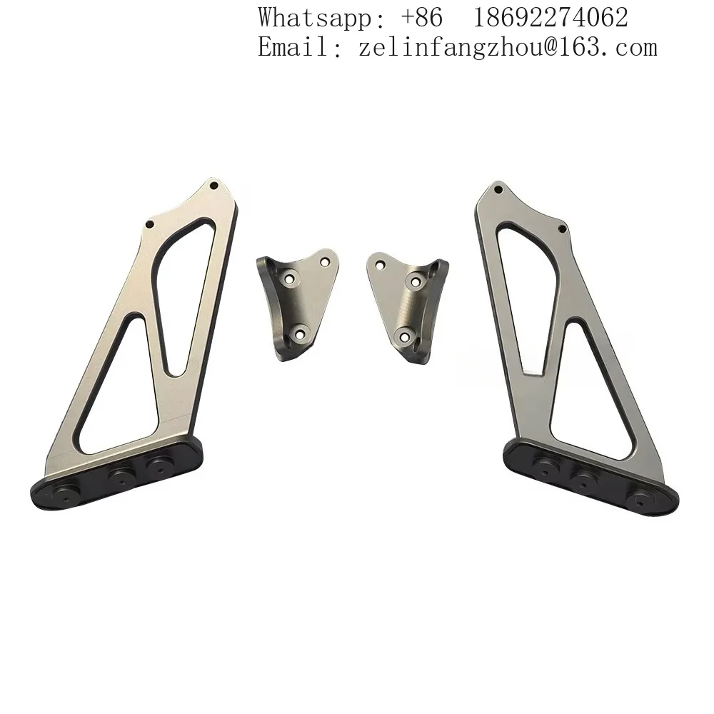 Cusco Style Aluminum Rear Wing Stay Bracket High Position 85mm Bolt On for Civic FL5 Type R 2023+ Adjustable Kit