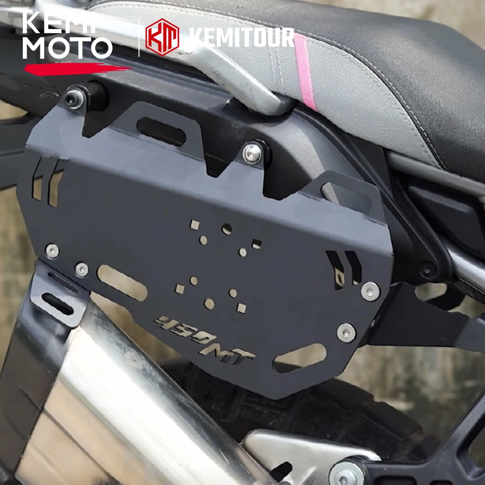 

450 MT Saddlebag Side Box Bracket Storage Bags Luggage Carrier Rack Sidebox Bag Brackets For CFMOTO 450MT Accessories