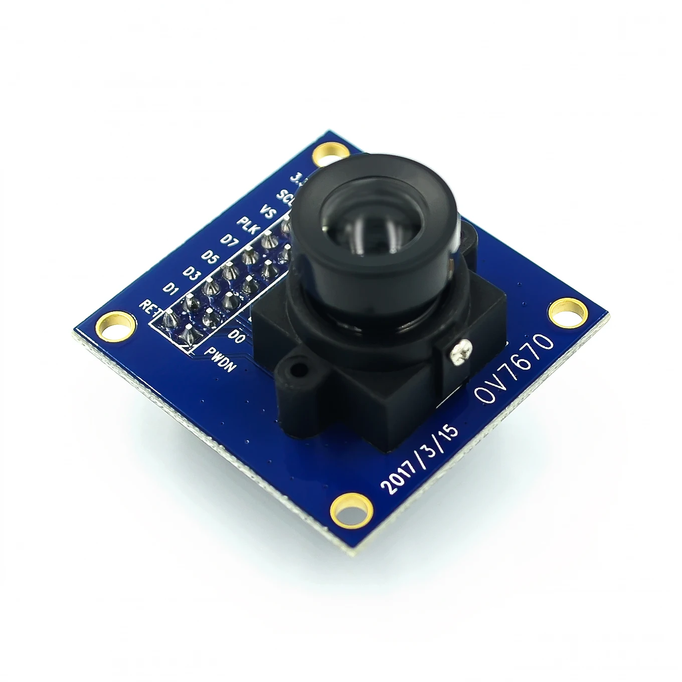 OV7670 Camera Module Suporta para Arduino, Auto Exposure Control, Active Size 640X480, VGA CIF