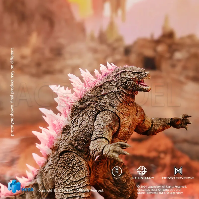 HIYA Exquisite Basic Series Nessuna scala 7 pollici Godzilla x Kong Il nuovo impero Godzilla Evolved Ver. Regalo della collezione di action figure