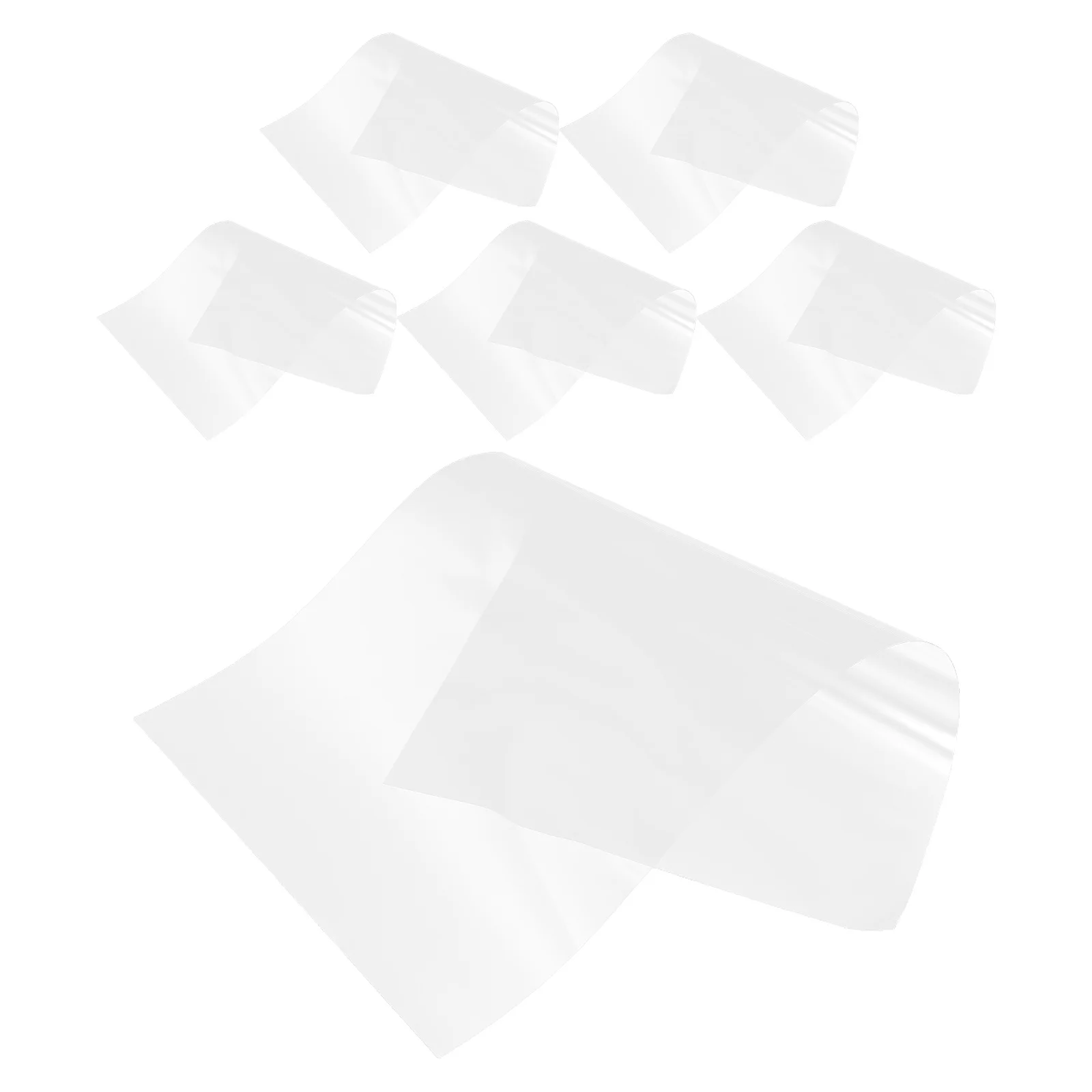 

6pcs Clear Pet Vent Covers 15.52X8.06 Inch Transparent Self-Adhesive Air Register Heating Dryer Vents Cover For Home Commercial