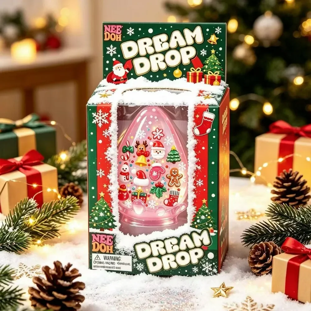 Neues NeeDoh Weihnachts-Sensorik-Fidget-Spielzeug, Stressabbau-Entspannungsspielzeug, Weihnachts-Adventskalender-Überraschung, Feiertagsgeschenk* – Detail 9