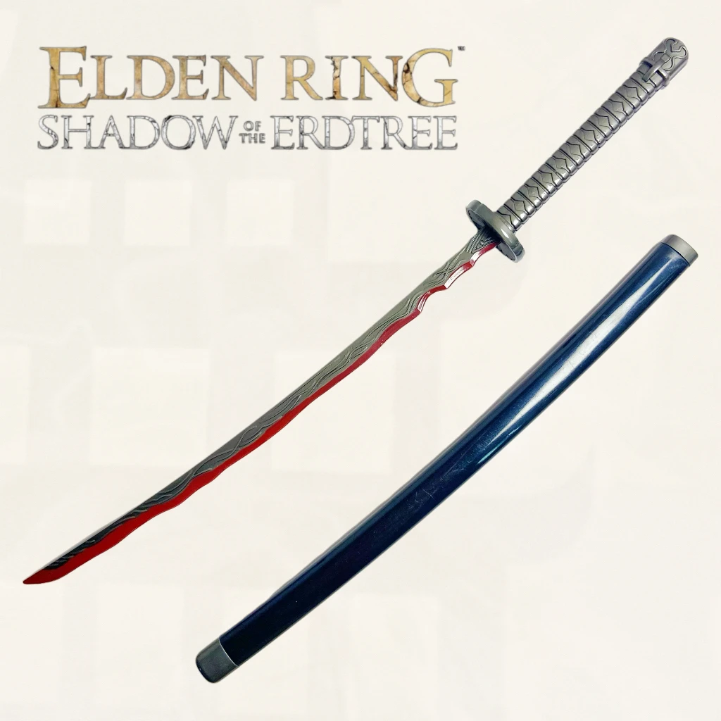 Épée Katana en métal Elden Blood de 9.4 pouces, sabre de samouraï Original, couteau Ninja, sabre Katana japonais, accessoires de Cosplay, jouet accessoire