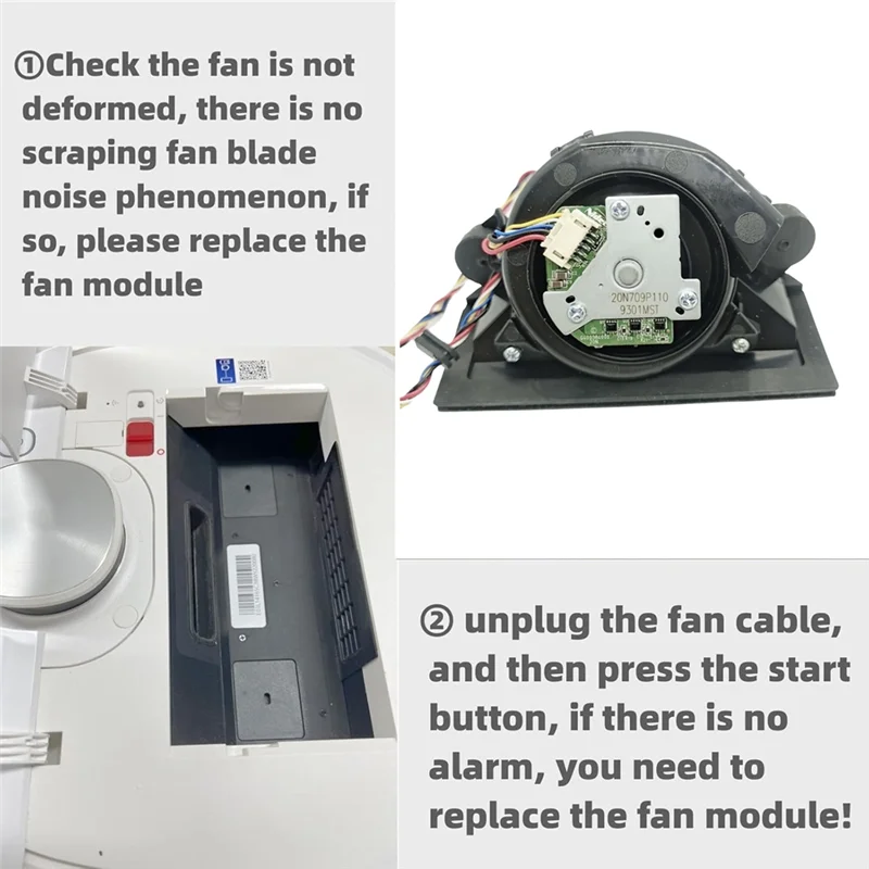 Запасная часть двигателя вентилятора пылесоса для двигателей серии Ecovacs Deebot T5/T8 DX/DV