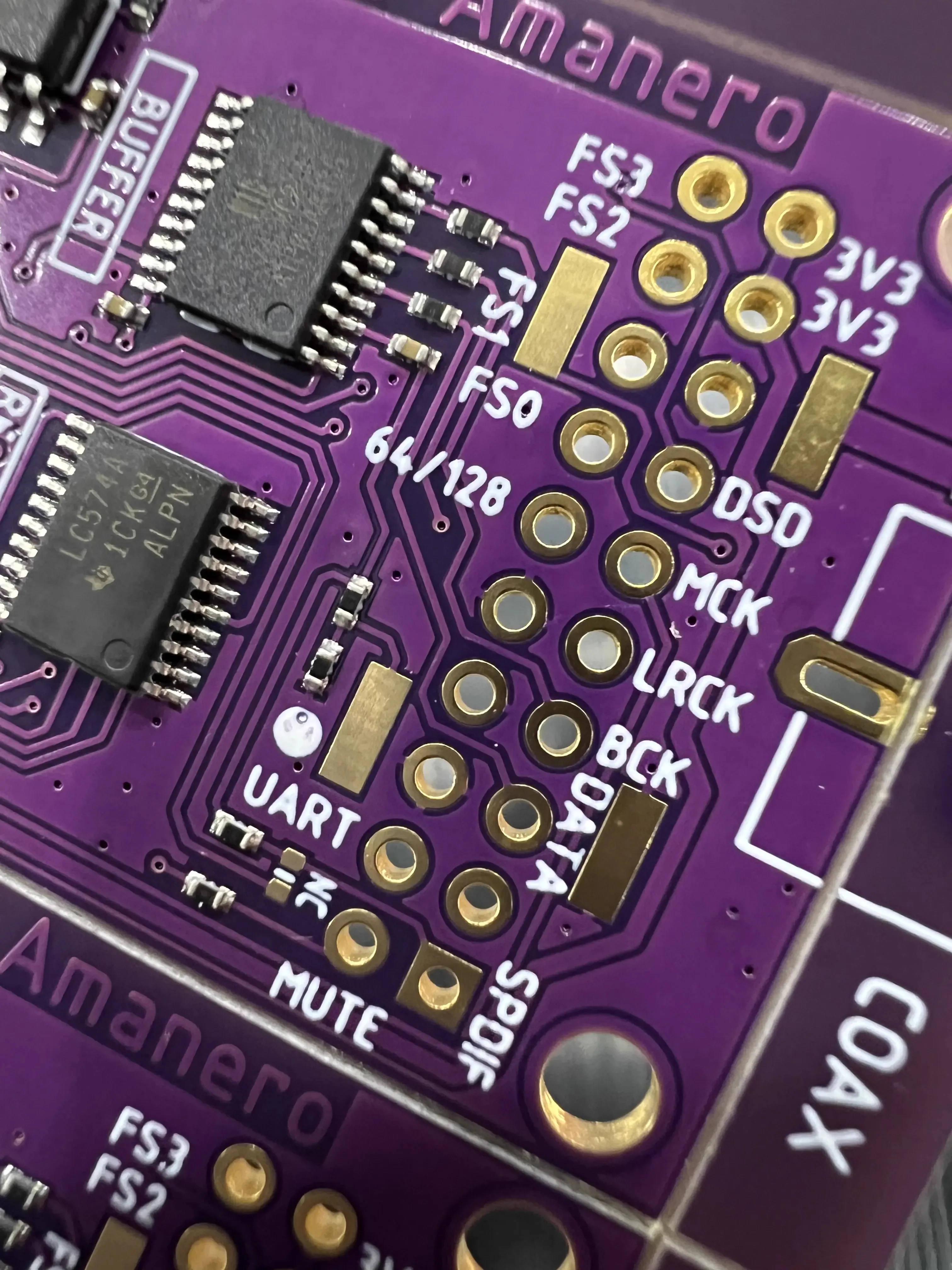 Amanero antarmuka digital USB XMOS XU316 mendukung MQA