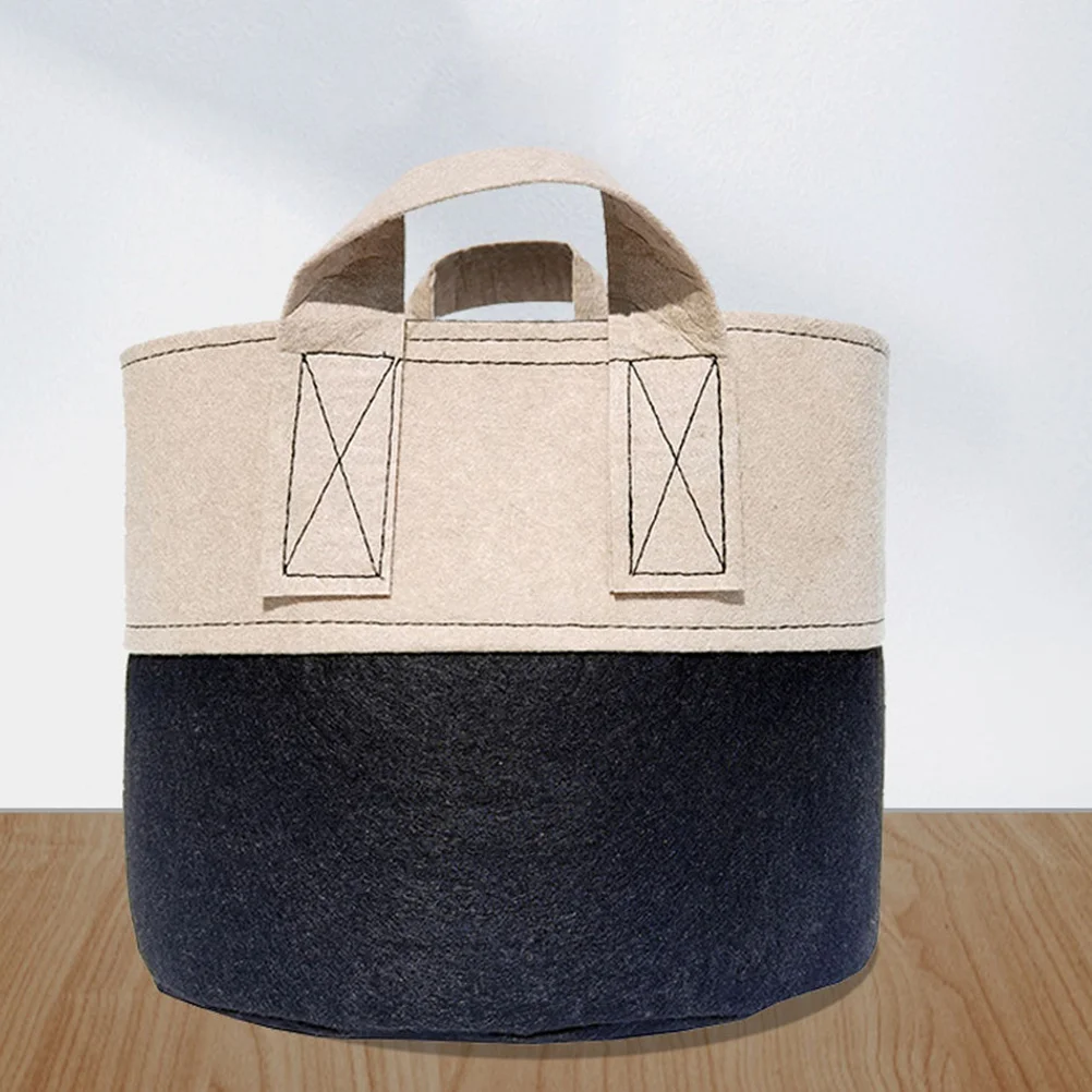 

6pcs Planting Bags Thickened Felt Grow Bags For Vegetables Fruits Mushrooms Fabric Planter Container Outdoor Indoor Use Potato