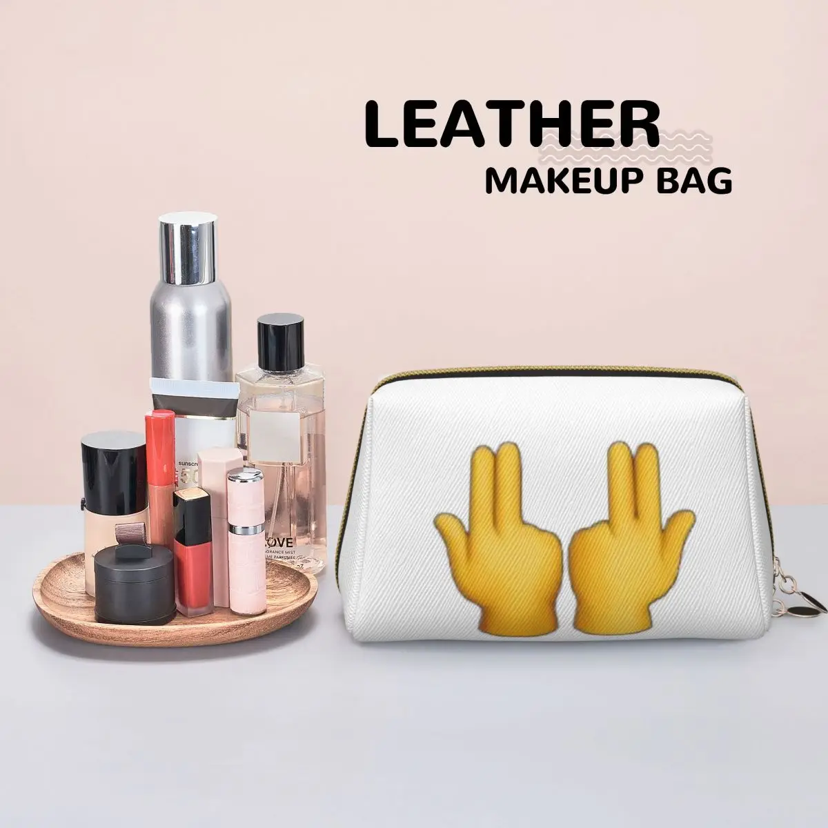 French Rapper Jul Sign Women Cosmetic Bags Travel Makeup Organizer Pouch Toiletry Storage Dopp Kit Case