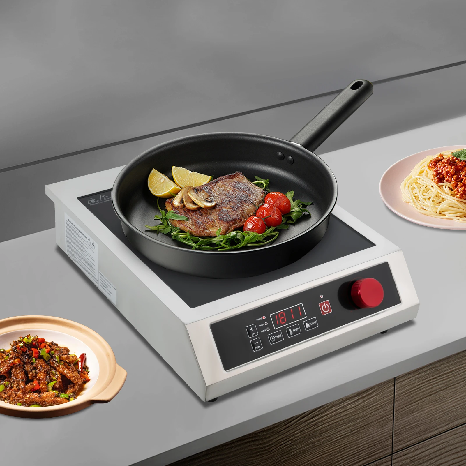 Y14 3500W Stainless Steel Induction Cooktop: A Commercial Powerhouse thumbnail
