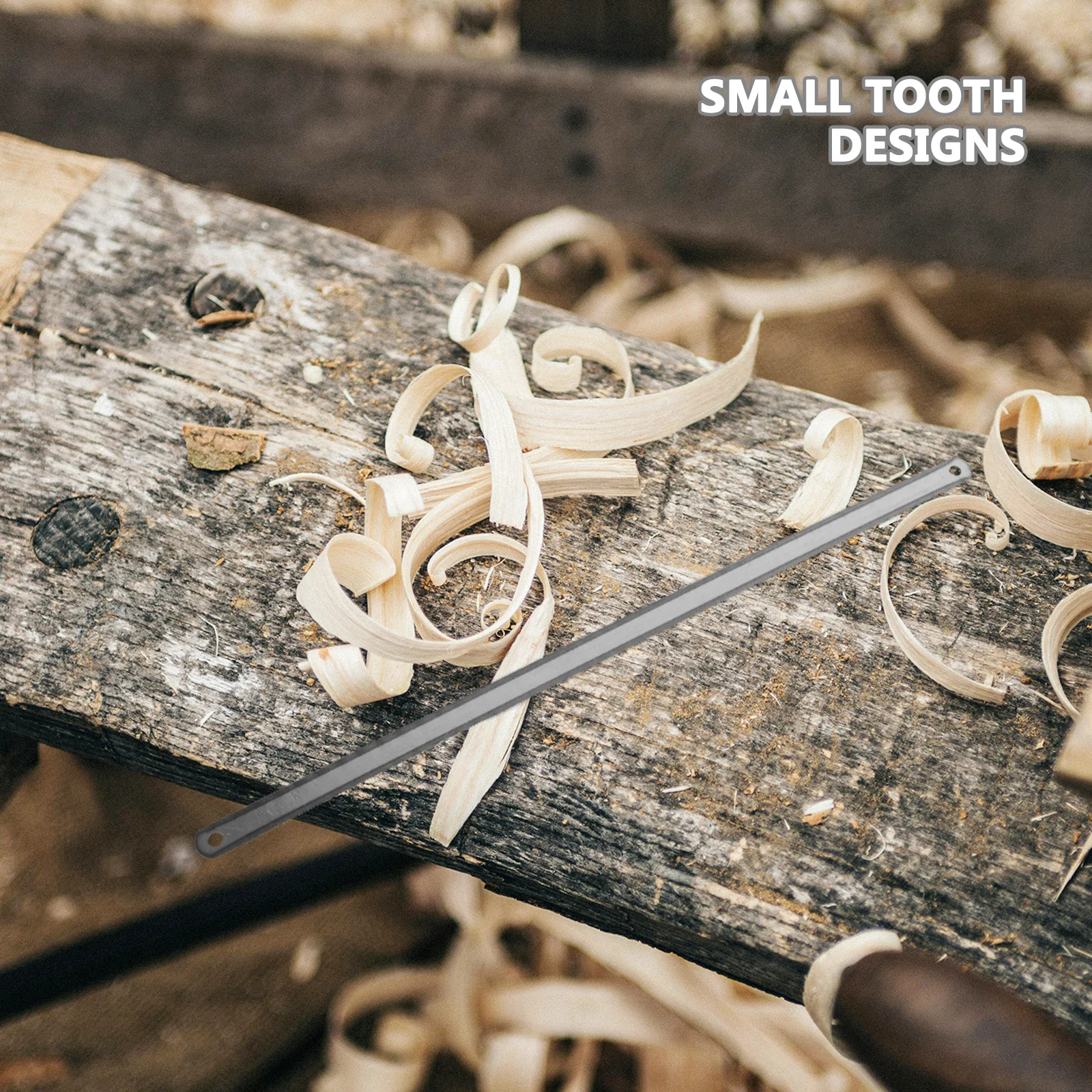 

25Pcs Double-Sided Tooth Hacksaw Blades Carbon Steel Replacement Lightweight Portable Metal Saw Blades Hacksaw Supplies