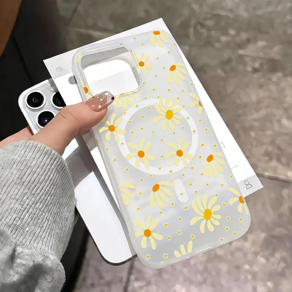 Zdjęcie 3: Eleganckie, magnetyczne, miękkie, przezroczyste etui z dużym otworem na telefon Apple iPhone 17 16 15 14 13 12 ProMax 17 16 15 Pro Cases Funda
