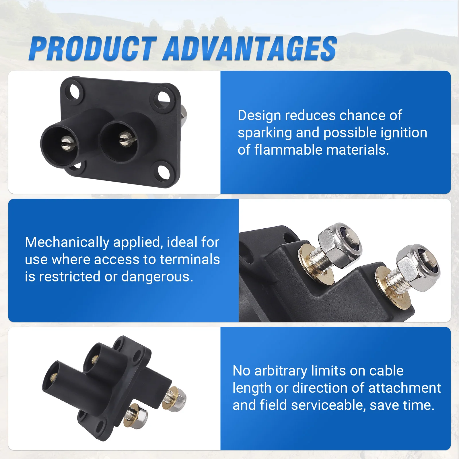 Picture 5: Remote Jump Start Terminal Terminals ABS Plastic For Hella 8JB 177 305-001 177305001 For Crane, Forklift, Agricultural Machinery