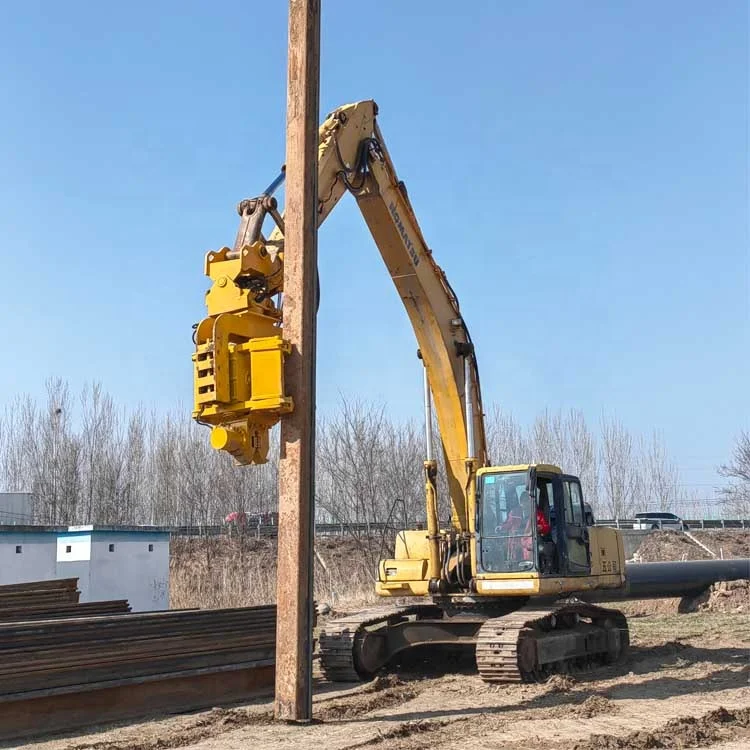 

KS60 Excavator Mounted Side Grip Pile Driver Sheet Pile Vibro Hammer Pile Drilling Machine