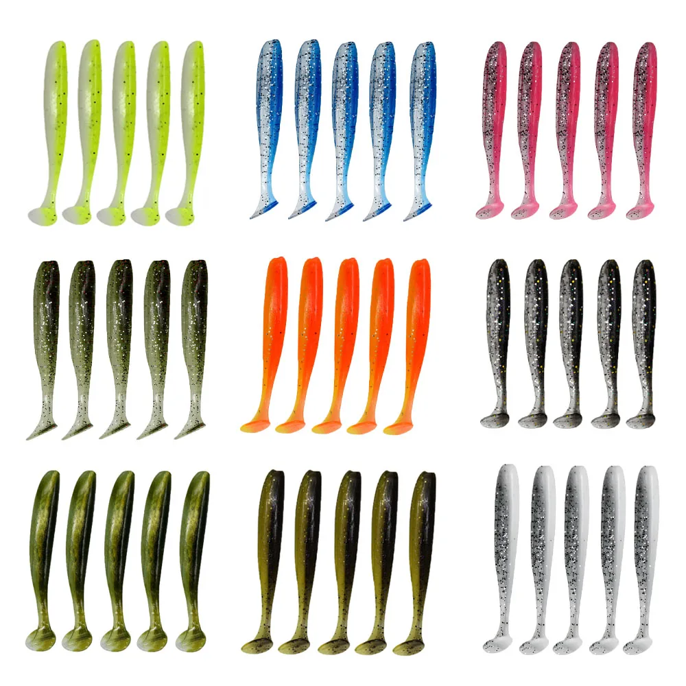 

10pcs/Lot Soft Bait Silicone Bait 55/63/70mm Sea Fishing Pva Bait Super Continental Impact Ring Swing Artificial Tackle