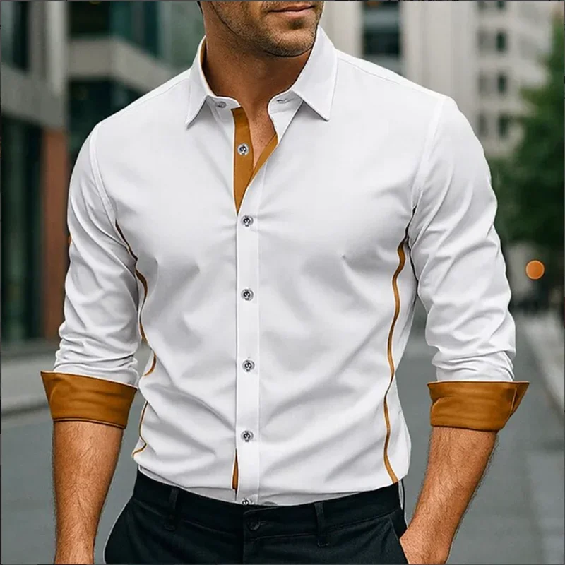 

Soft comfortable Shirt 3D Flower Printed Shirt Fashion Shirt Men's Flap Collar Shirt Beach Menswear Business Party simple tops