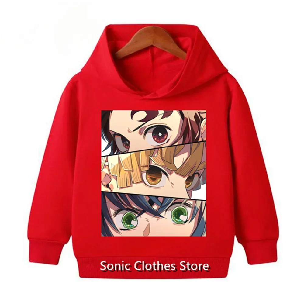 Anime Demon Slayer Kimetsu no Yaiba 3D Printed Hoodies Fashion KidsHoodie Harajuku Sweatshirts Boys Girls Tracksuits Clothes