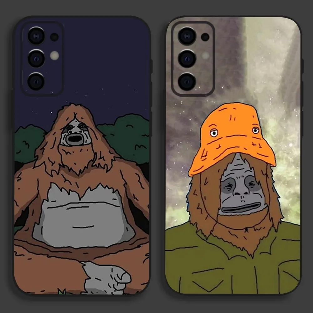 Sassy The S-Sasquatch Phone Case For Samsung S24,S21,S22,S23,S30,Ultra,S20,Plus,Fe,Lite,Note,10,9,5G Black Soft Cover