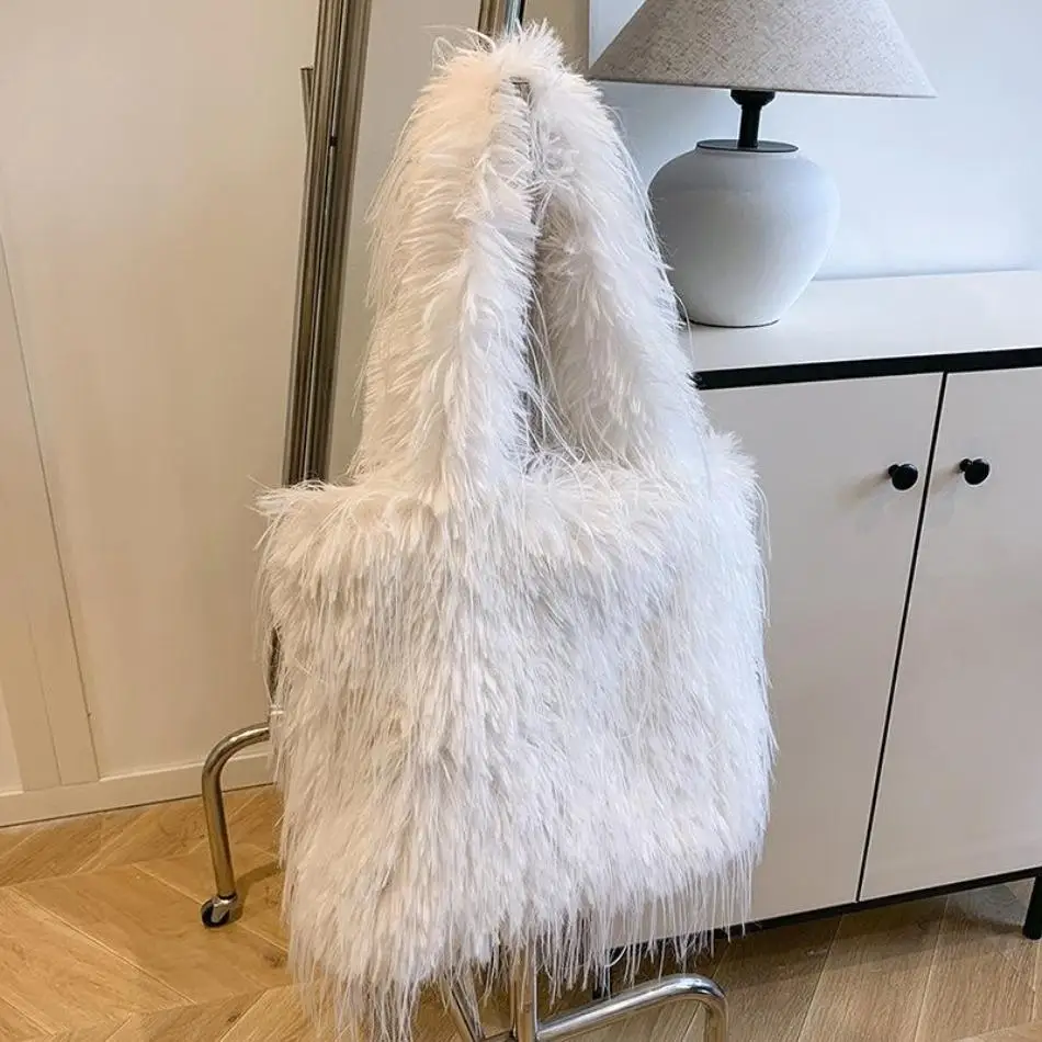 

1 Pcs New Women's Party Banquet Hair Bag Commuter Handbag Fashionable Korean Underarm Bag Large-capacity Shoulder Bag wholesale