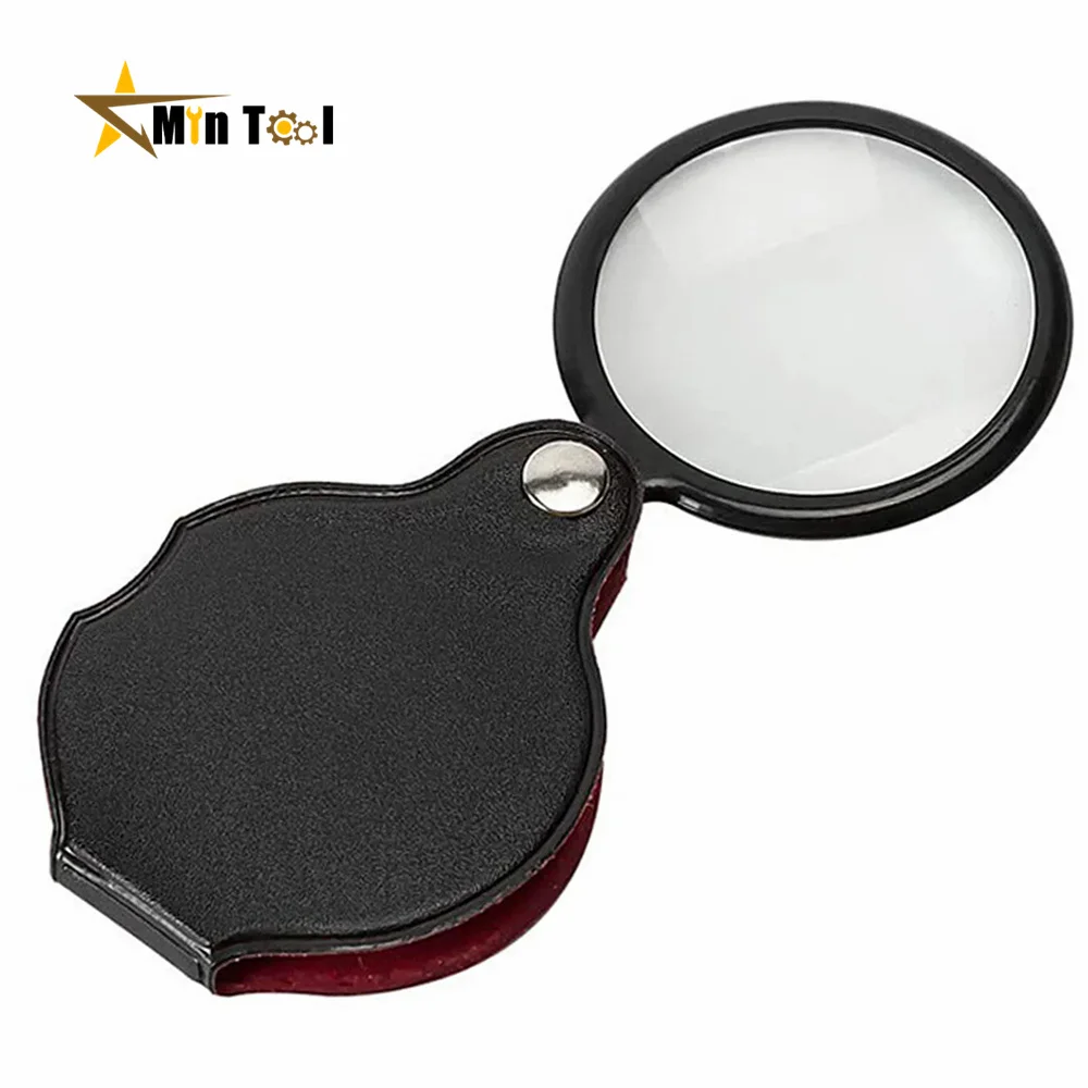 10X Magnifying Glasses For Kids Senior Pocket Magnifier For Reading Close Work Mini Folding Magnifying Magnify Glass