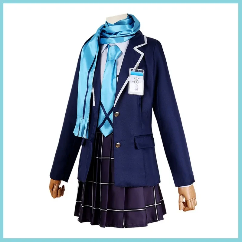 

OPGame Blue Archive The Animation Sunaokami Shiroko Cosplay Costume Japan South Korea JK School Uniform Coat Man Woman Ca 8f5d][