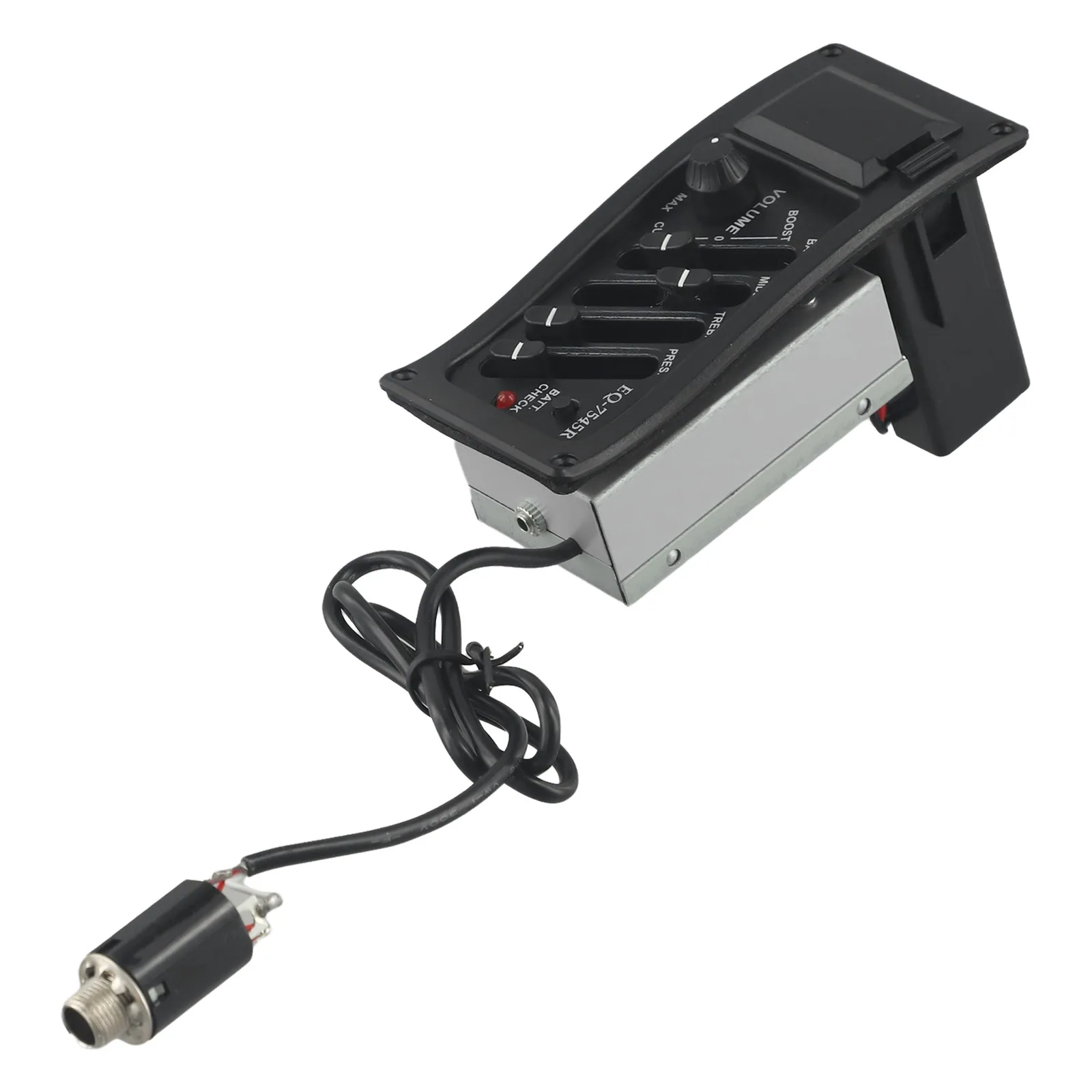 

Cost-effective 4 Band Guitar Pickup Guitar Pickup With Tuner Treble Middle Bass Control Tuning Display ABS Material Shell