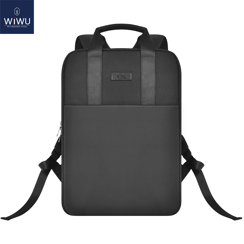 WIWU laptoprugzak voor dames en heren, reisrugzak met grote capaciteit, schooltas voor MacBook Air 15, waterdichte rugzak voor dames.