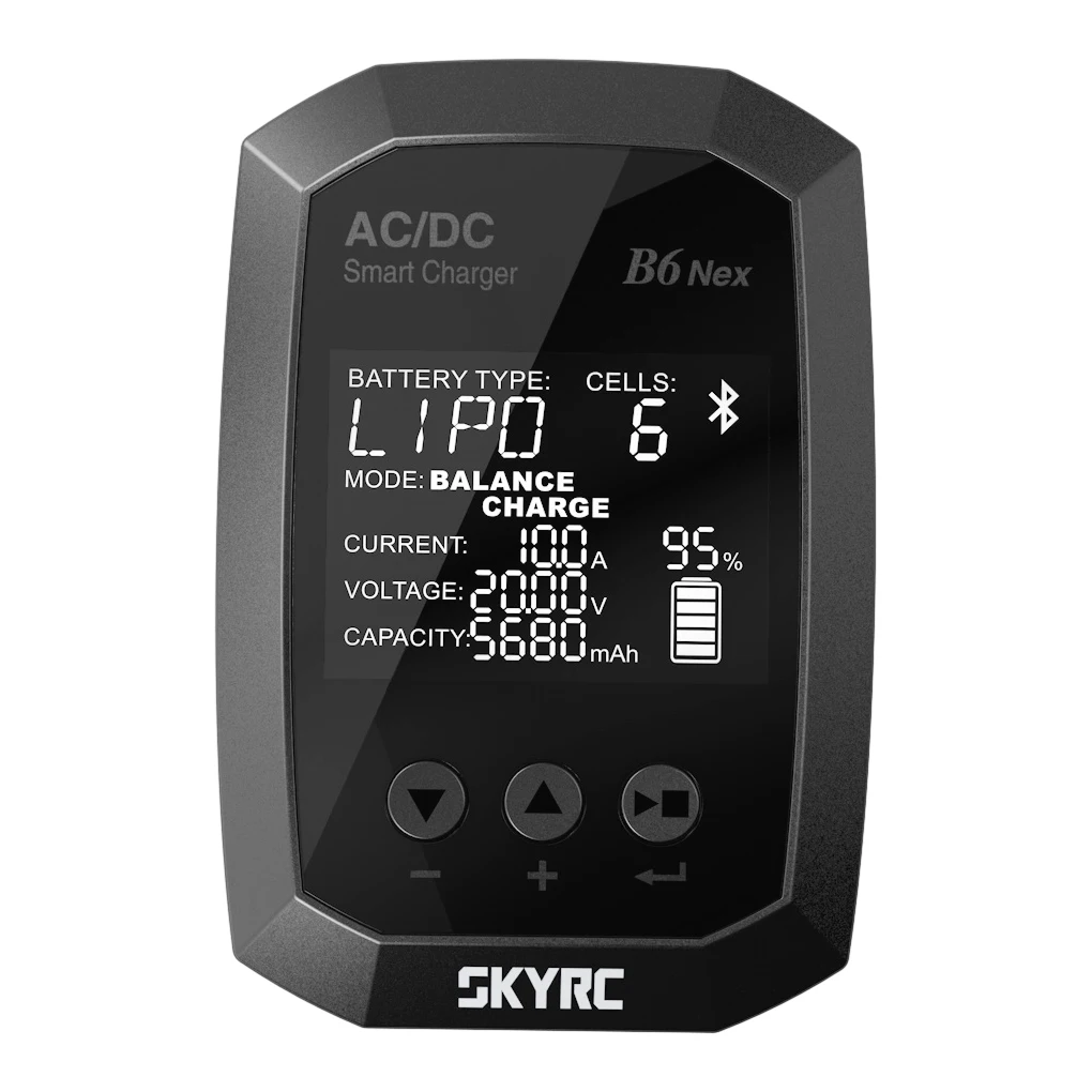 

Зарядное устройство SKYRC B6 Nex 200 Вт для LiPo 1-6s Li-Ion LiHV LiFe NiMH Pb