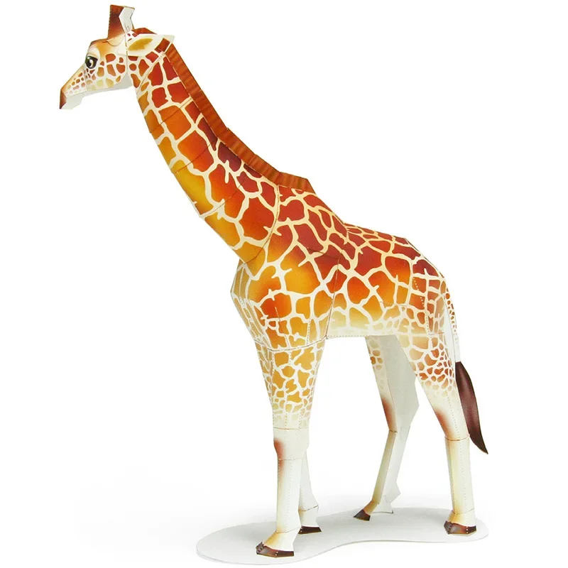 Giraffe Origami Art Folding Mini Cute 3D Paper Model Papercraft Animal Figure DIY Kids Adult Handmade Craft Toys QD-251