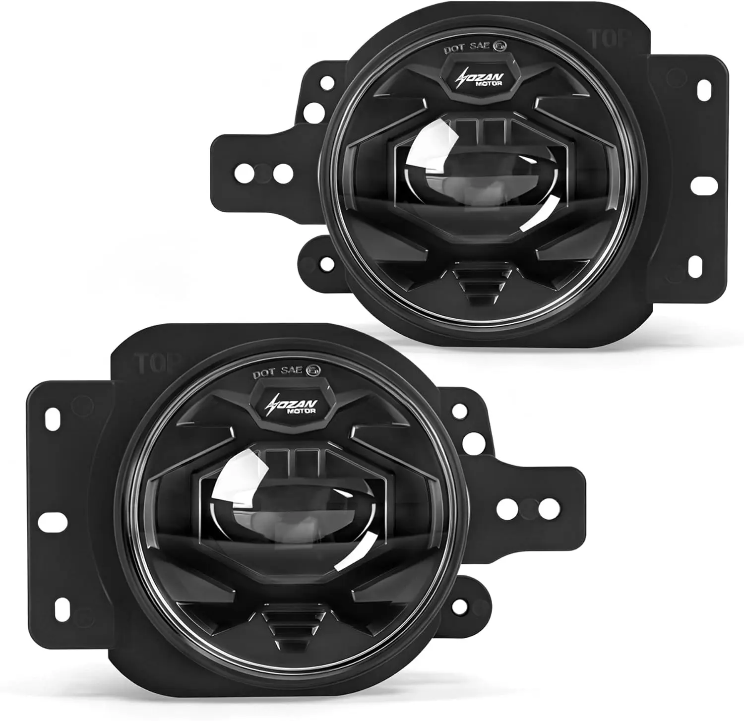 

Upgraded 4 Inch LED Fog Lights Compatible with Jeep Wrangler JL JLU 2018-2025 & Gladiator JT, 6000K Bright White 60W Front Bumper Driving Lamps, Plug N Play Off Road Replacement