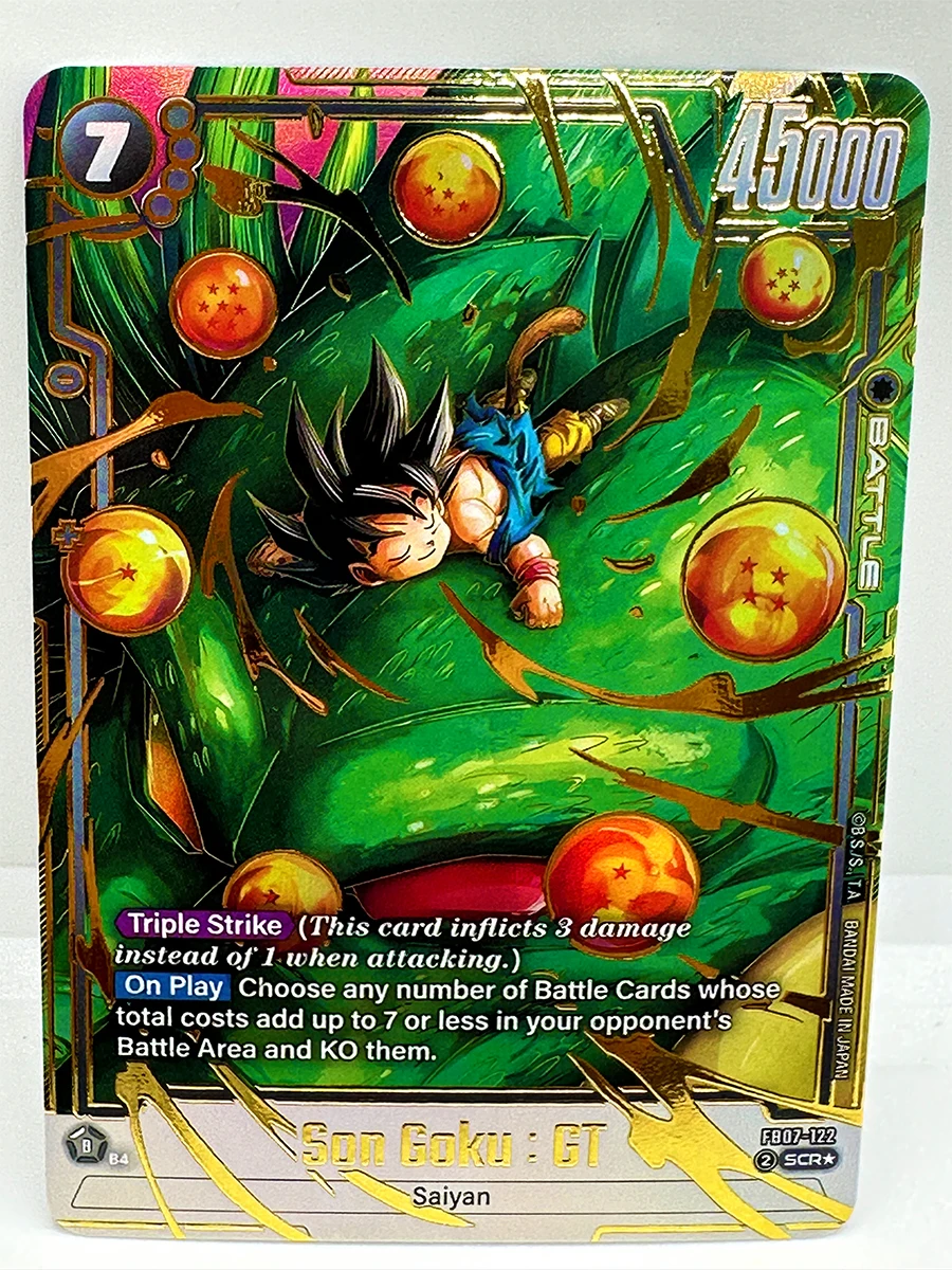 Super Kartenspiel Fusion World Saiyan Goku Broli Spielzeug Hobbys Sammlerstücke Spielkollektion Anime-Karten
