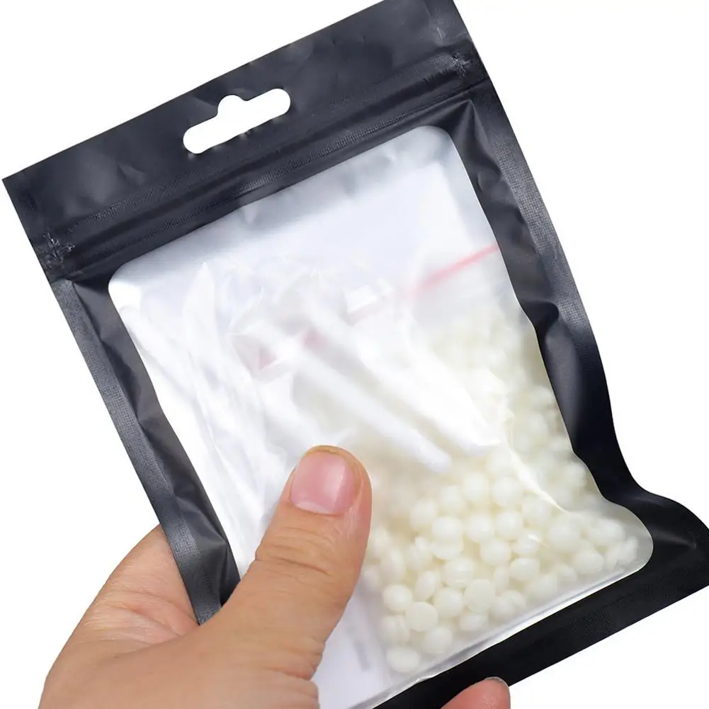 Kit portátil de cera para nariz, depilação para unhas, kit de cera para limpeza de unhas, beleza do nariz 25g/50g para homens e mulheres